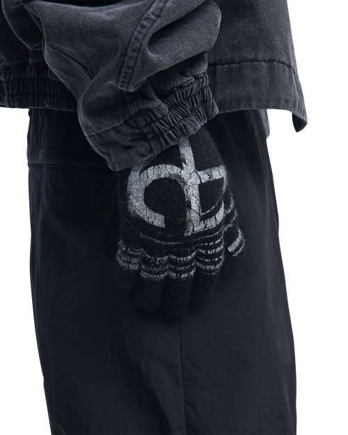 手袋 NOMANUAL SL KNIT GLOVES BLACK NM65AC06M1BK