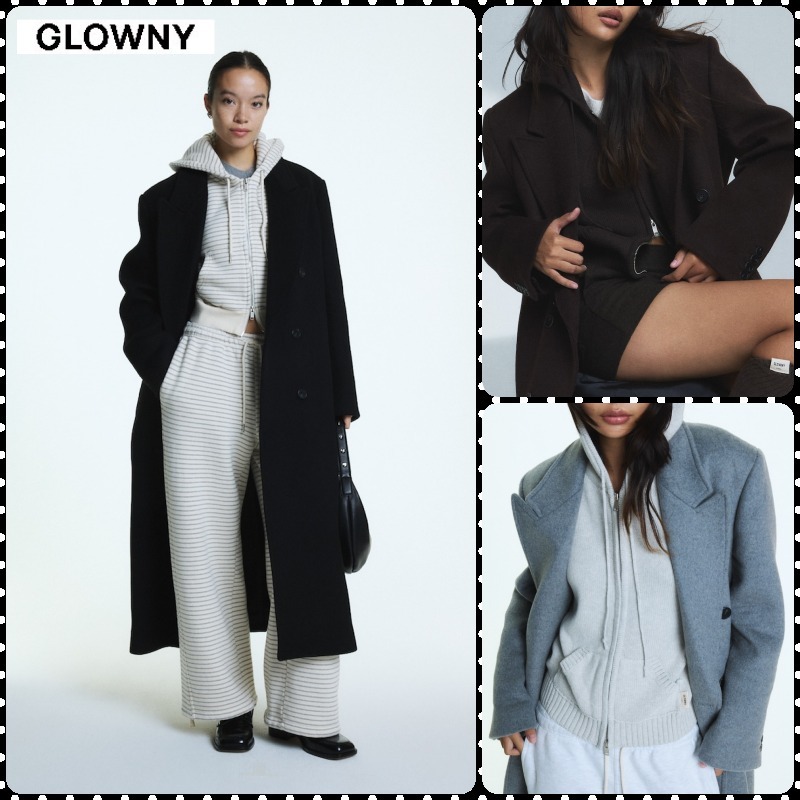 【GLOWNY】★韓国人気★ G WOOL COAT - LONG ★ 3 COLOR