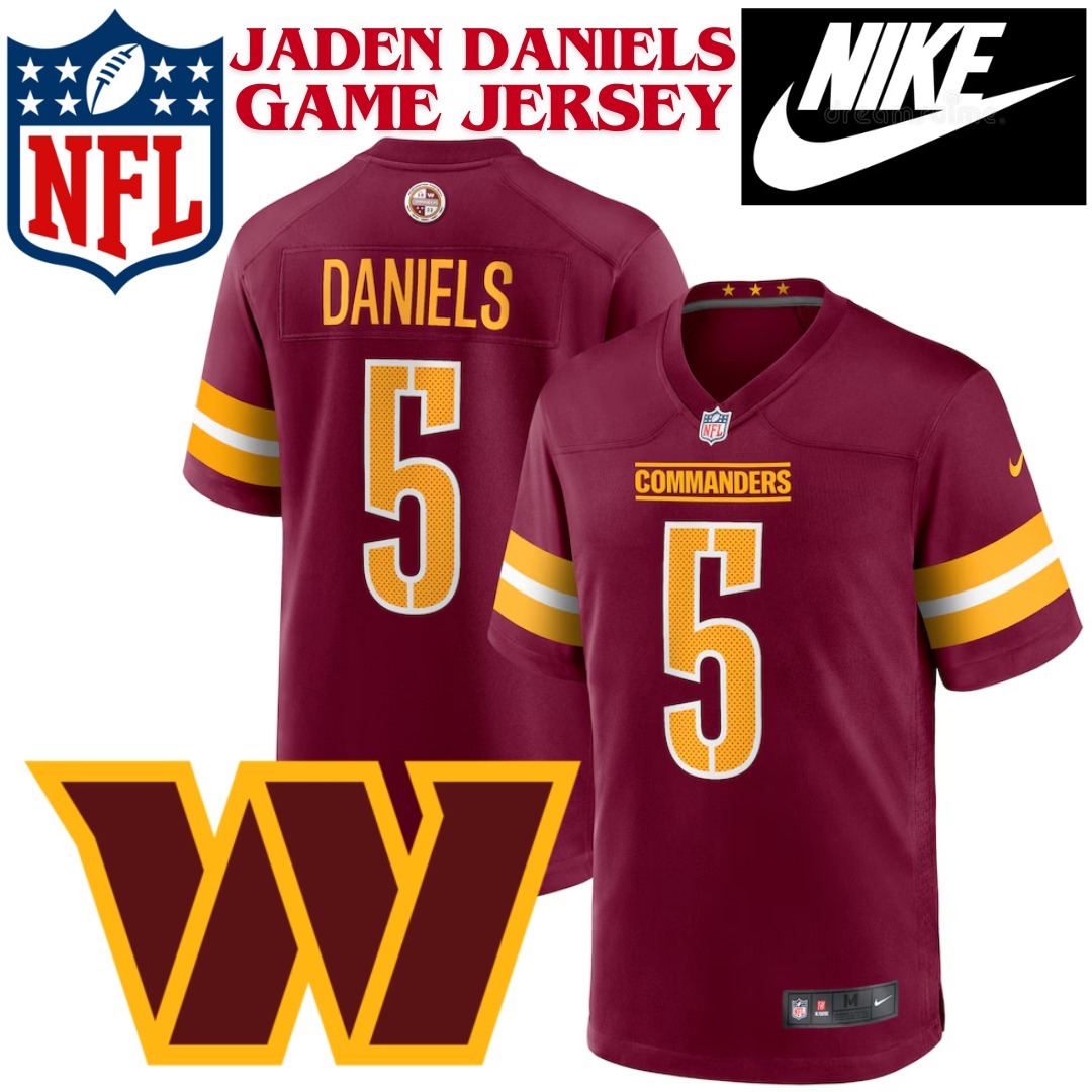 【US限定】NIKE Washington Commanders Jaden Daniels Jersey