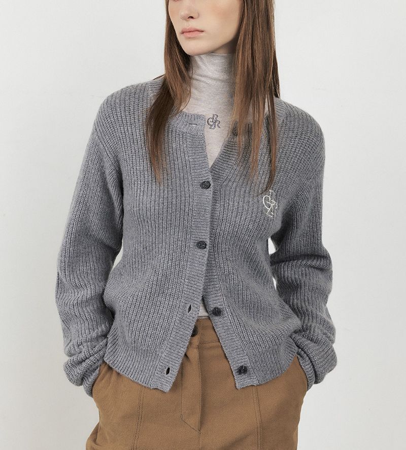citybreeze☆韓国☆人気☆Cashmere muffler set cardigan 3色