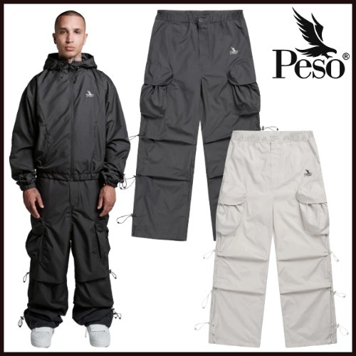 Central Cee愛用【pesoclo】スリムフィット パラシュートパンツ