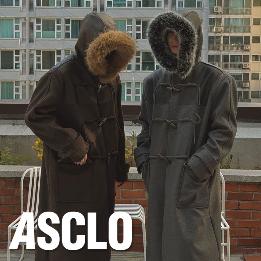 コート 3 TAP Wool Fur Hood Duffel Coat (2color)
