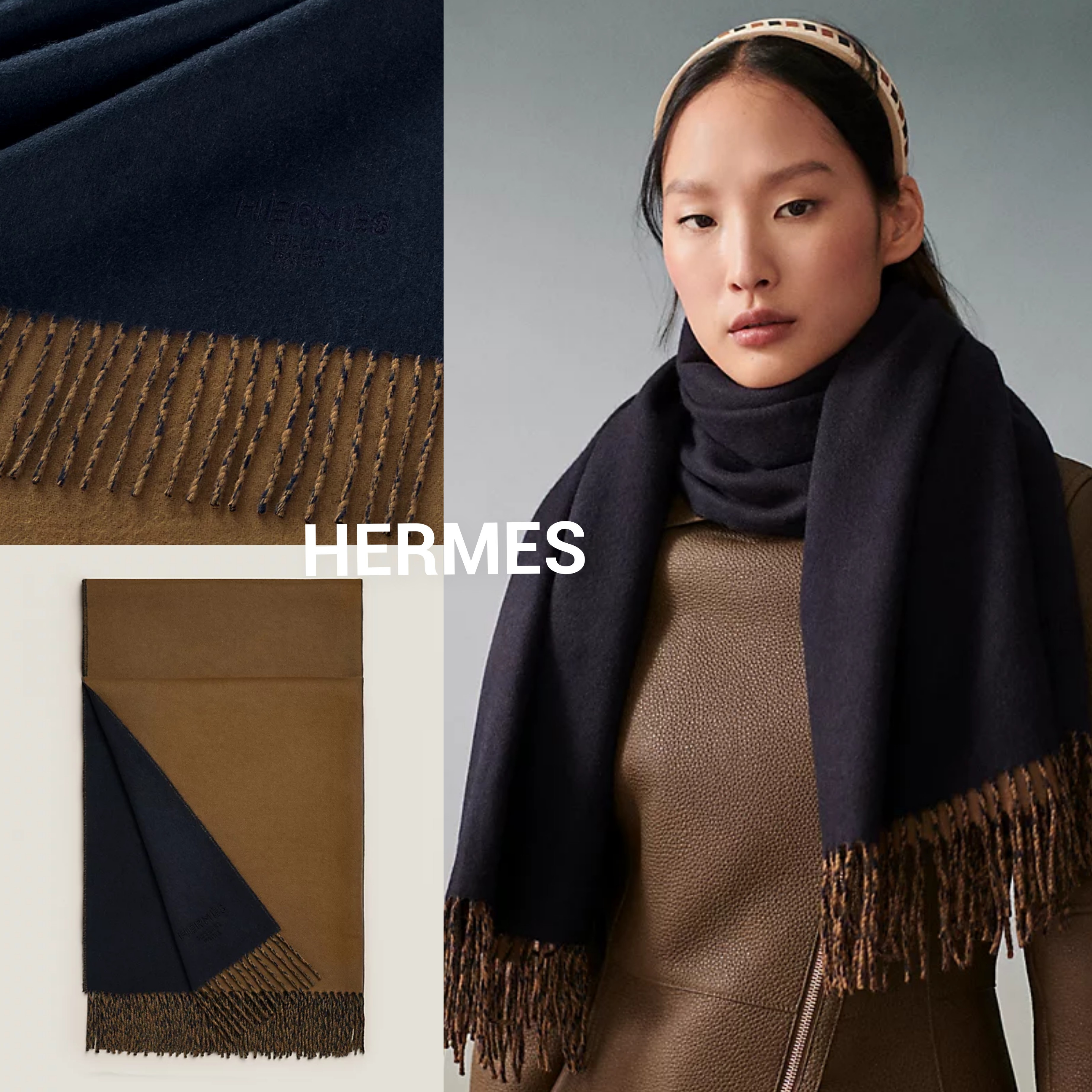 【今だけ♪】HERMES レディース マフラー ストール