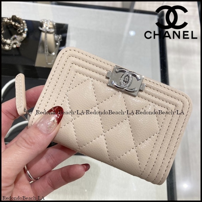 【入手困難★希少品】★CHANEL★ BOYコインケース★シルバー金具