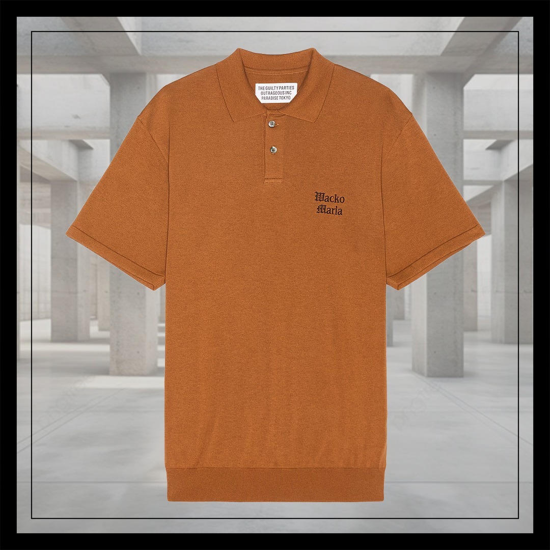【Wacko Maria】 KNIT POLO SHIRT（関税込み） Ω