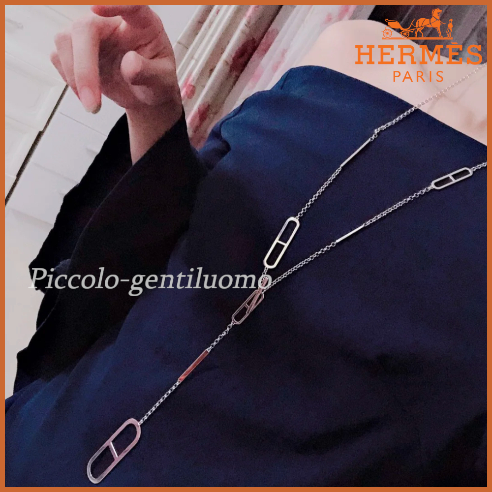 【洗練された一品♪】エルメス★シェーヌダンクル ネックレス