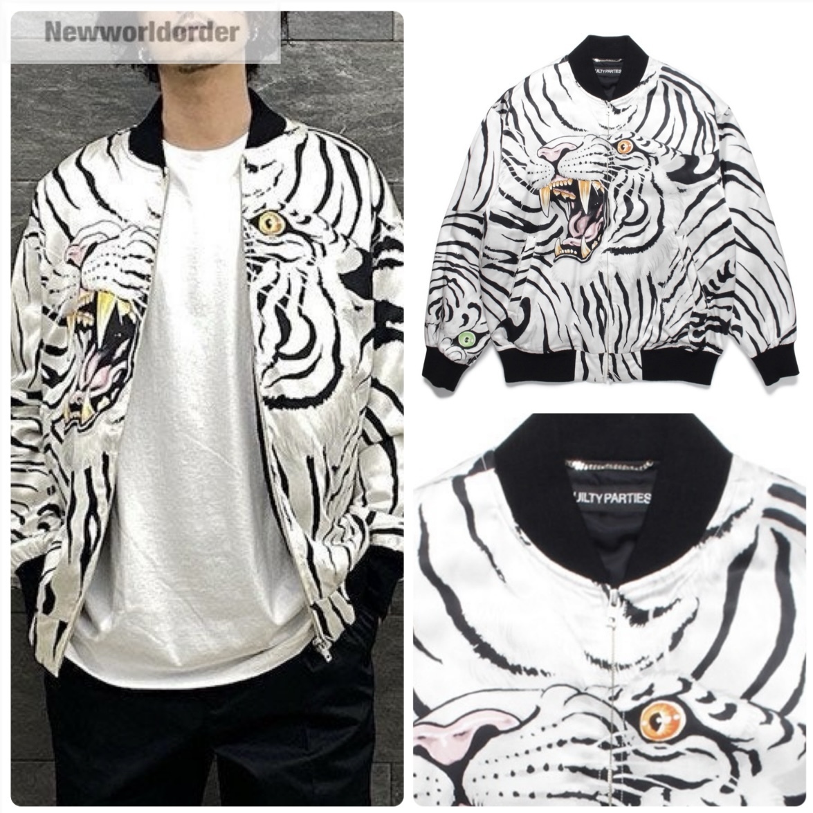 TIM LEHI / REVERSIBLE SKA JACKET【BLUE-SILVER】｜WACKO MARIA