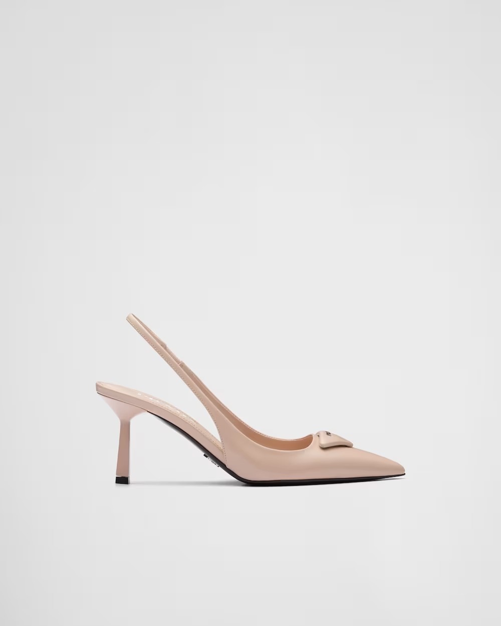 《送料無料》PRADA Brushed leather slingback pumps