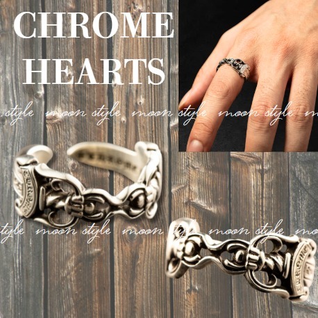 CHROME HEARTS☆クロムハーツダブルダガーオープンリングBランク