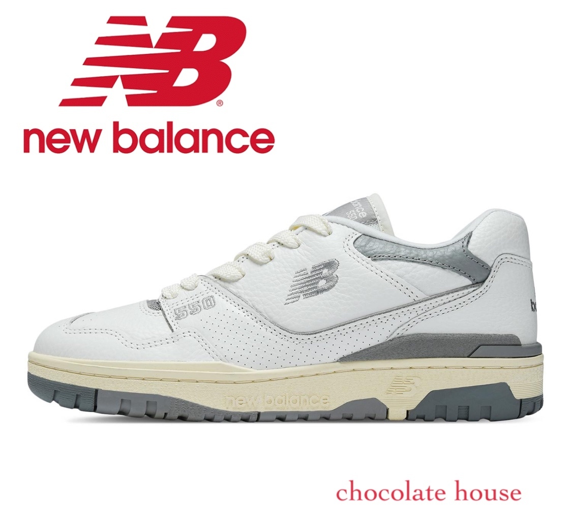NEW BALANCE◆ニューバランス BB550PTC(D) BB550PTC WHITE/GRAY