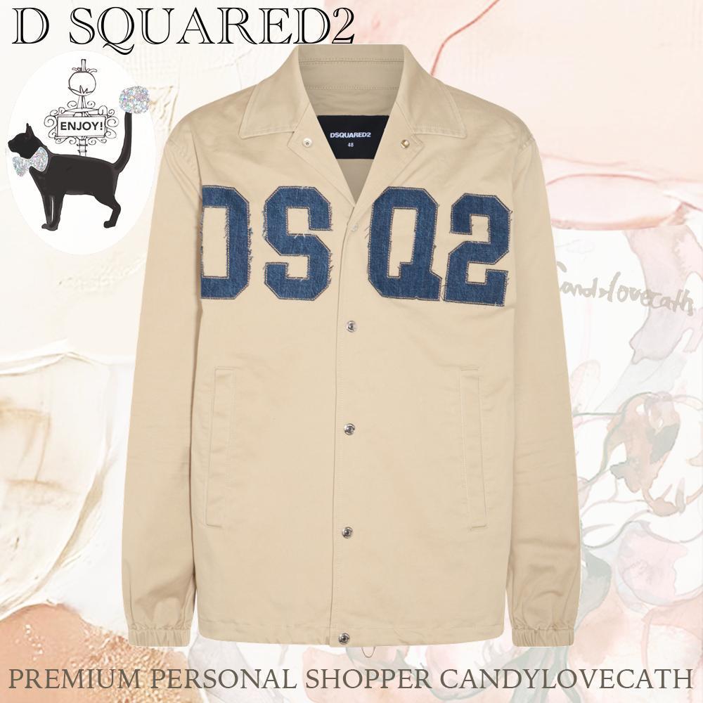 ジャケットその他 DSQUARED2 STONE COTTON CASUAL JACKET