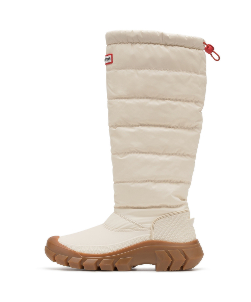 ブーツその他 HUNTER WOMEN Original Intrepid Tall Snow Boots White Willow