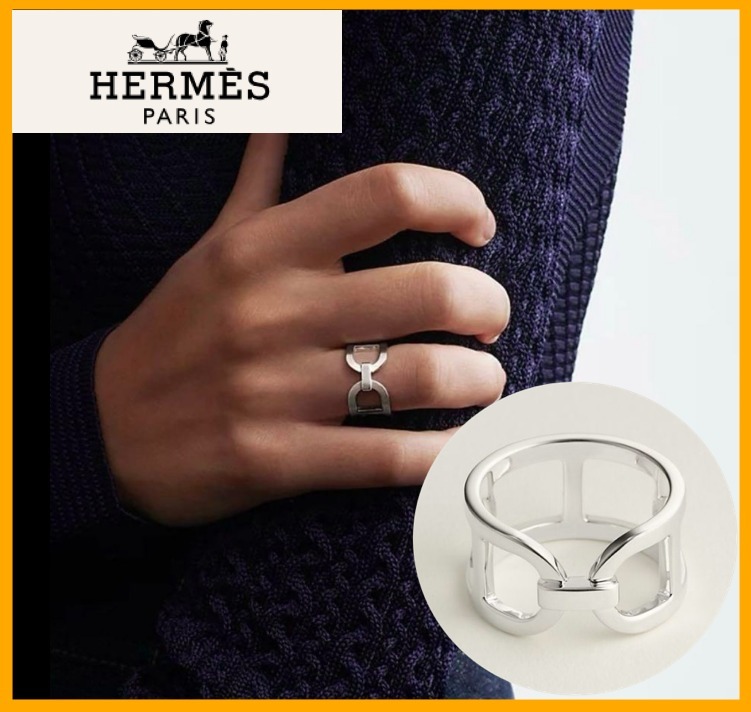 【エレガントな存在】HERMES シェーヌダンクル MM エバー リング