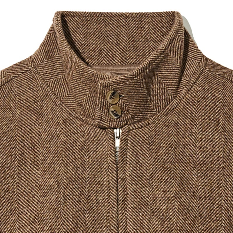 フリースジャケット PARTIMENTO Herringbone Wool H Jacket 4MM007 PARTIMENTO Herringbone Wool H Jacket 4MM007 (PARTIMENTO