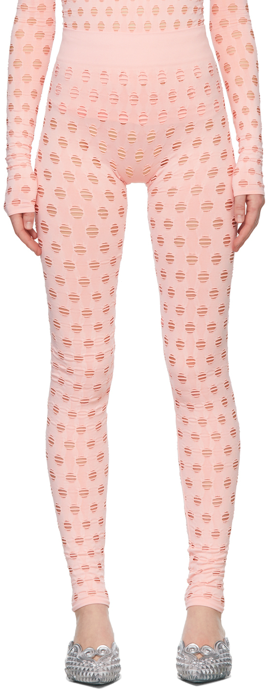 【関税込み】Maisie Wilen SSENSE限定 ピンク レギンス