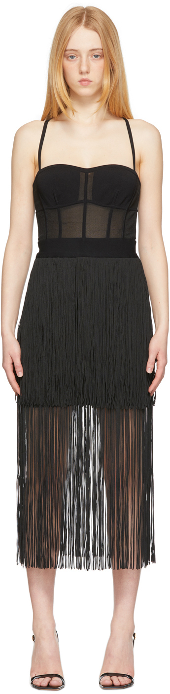 【関税込み】Herve Leger ブラック ビスチェドレス