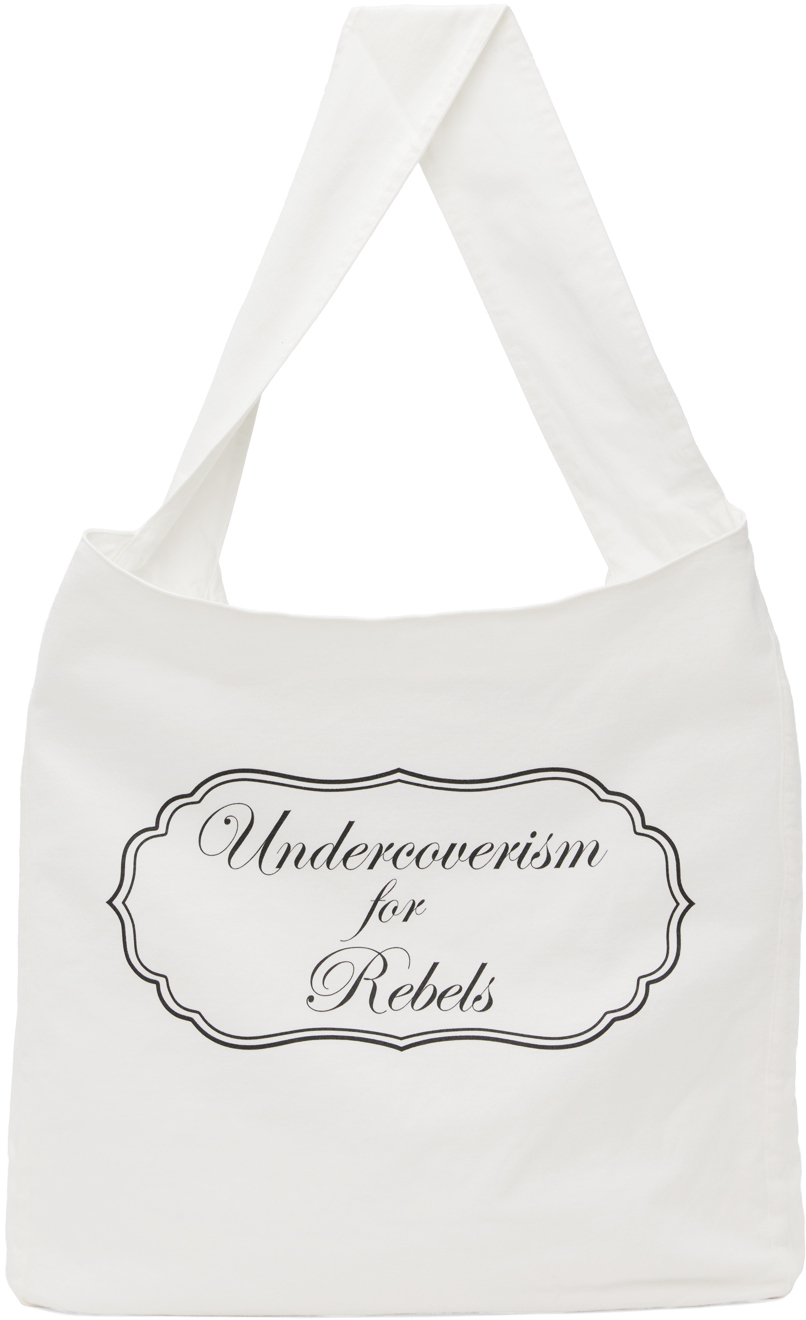 【関税込み】Undercoverism ホワイト ロゴ バッグ