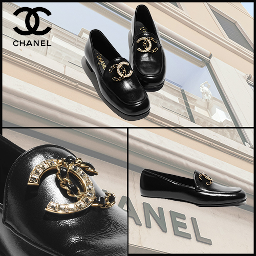 ★CCロゴが可愛い★【CHANEL】モカシン