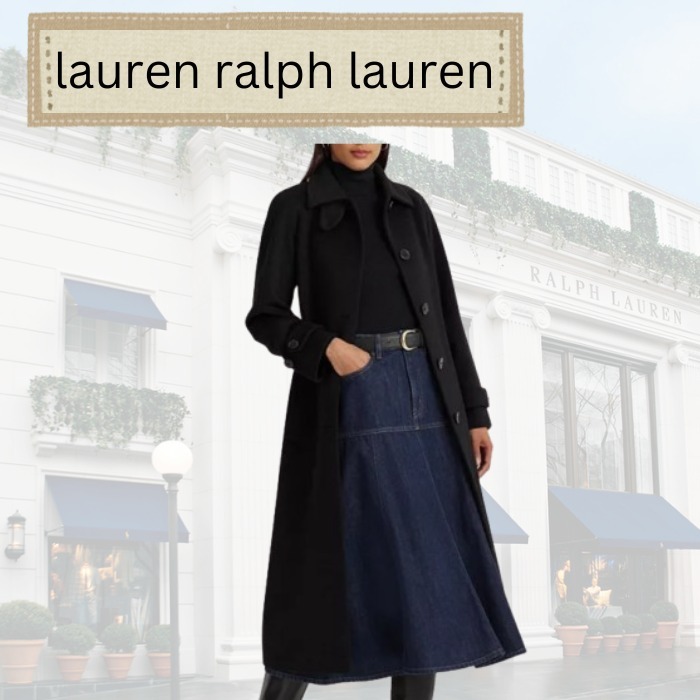1つは持ちたい♪【RALPH LAUREN】ダブルブレスト トレンチコート