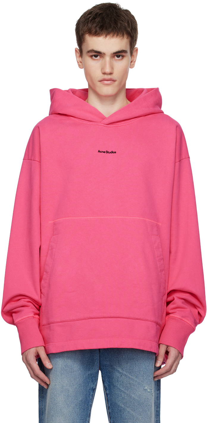 【関税込み】Acne Studios ピンク ボンディングロゴ フーディ