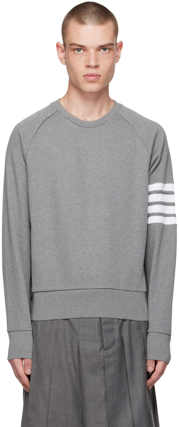 【関税込み】Thom Browne グレー 4-Bar スウェットシャツ