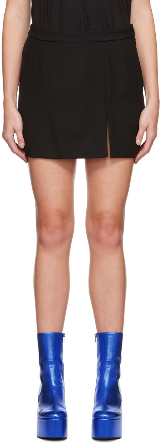 【関税込み】Dries Van Noten ブラック Slit ミニスカート