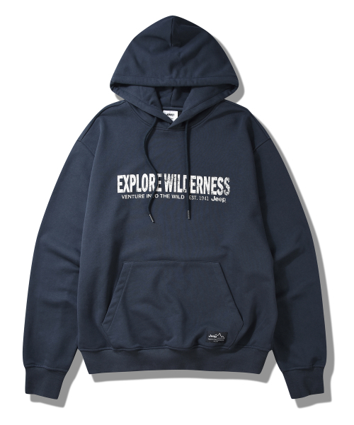 パーカー・フーディ JEEP Lettering artwork overfit hoodie JP5THU822DG