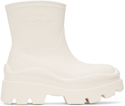ショートブーツ・ブーティ MSGM FW21 RAIN BOOTS (3141MDS301_35902) MSGM(エムエスジイエム) ショートブーツ・ブーティ(レディース