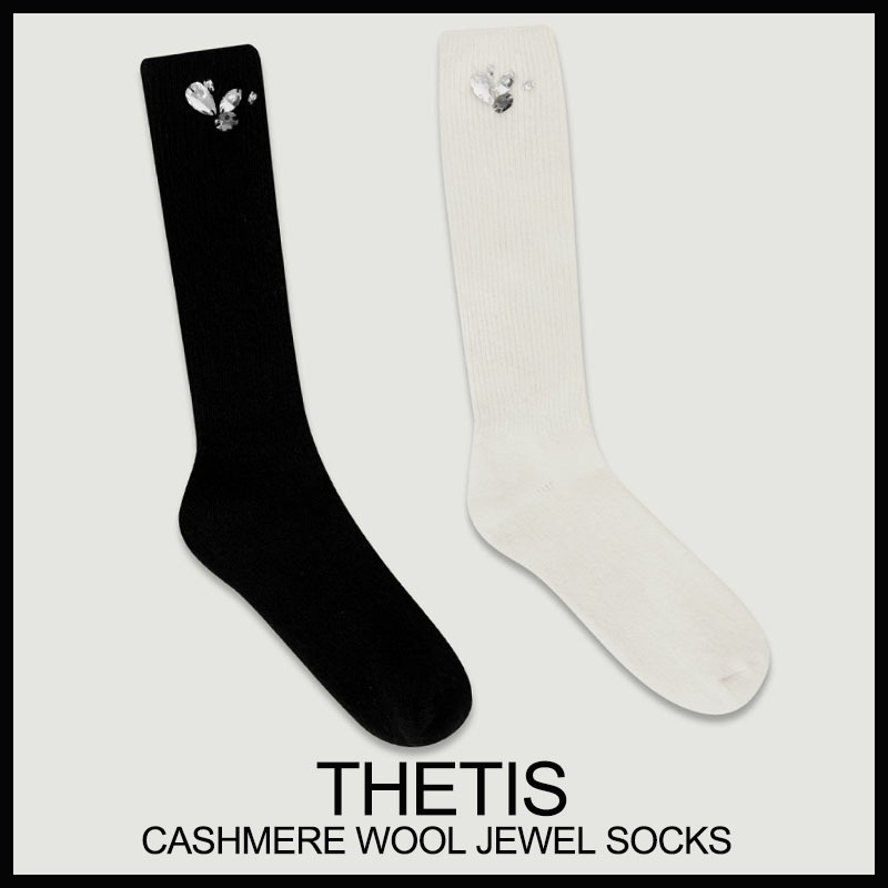 ★THETIS★CASHMERE WOOL JEWEL SOCKS