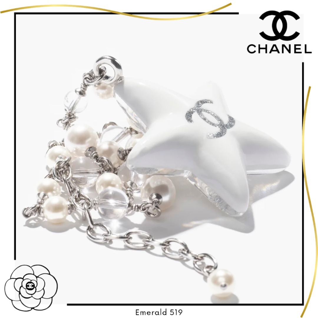 **キラキラで可愛さをプラスに♪**【CHANEL】ネックレス キラキラで可愛さをプラスに♪】CHANEL ネックレス