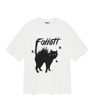 ●FALLETT●DEUX NERO MTM スウェット 長袖 猫ちゃん 男女兼用 猫 Fallett(ファレ) - 海外通販のBUYMA