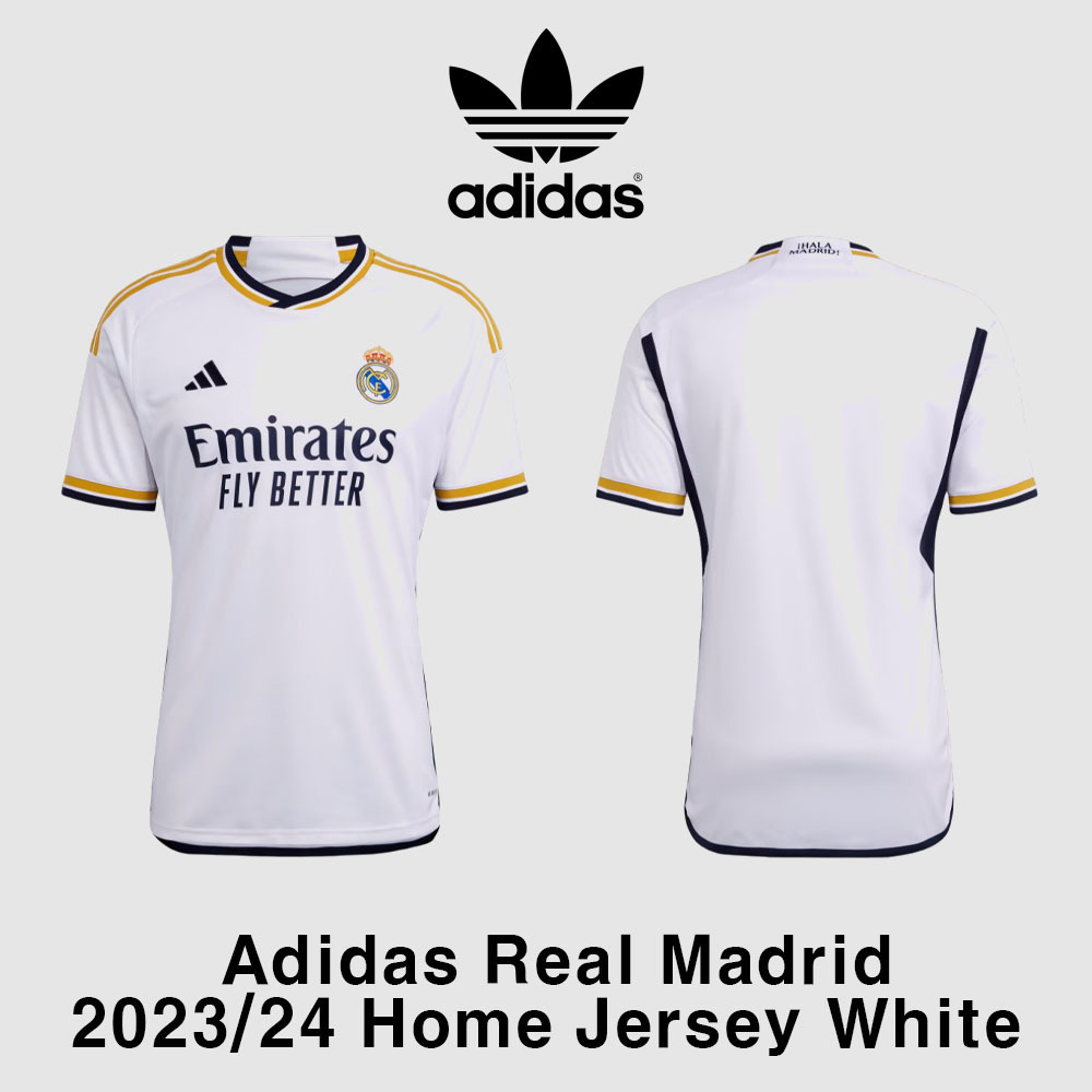 【Adidas】Adidas Real Madrid 2023/24 Home Jersey White 人気