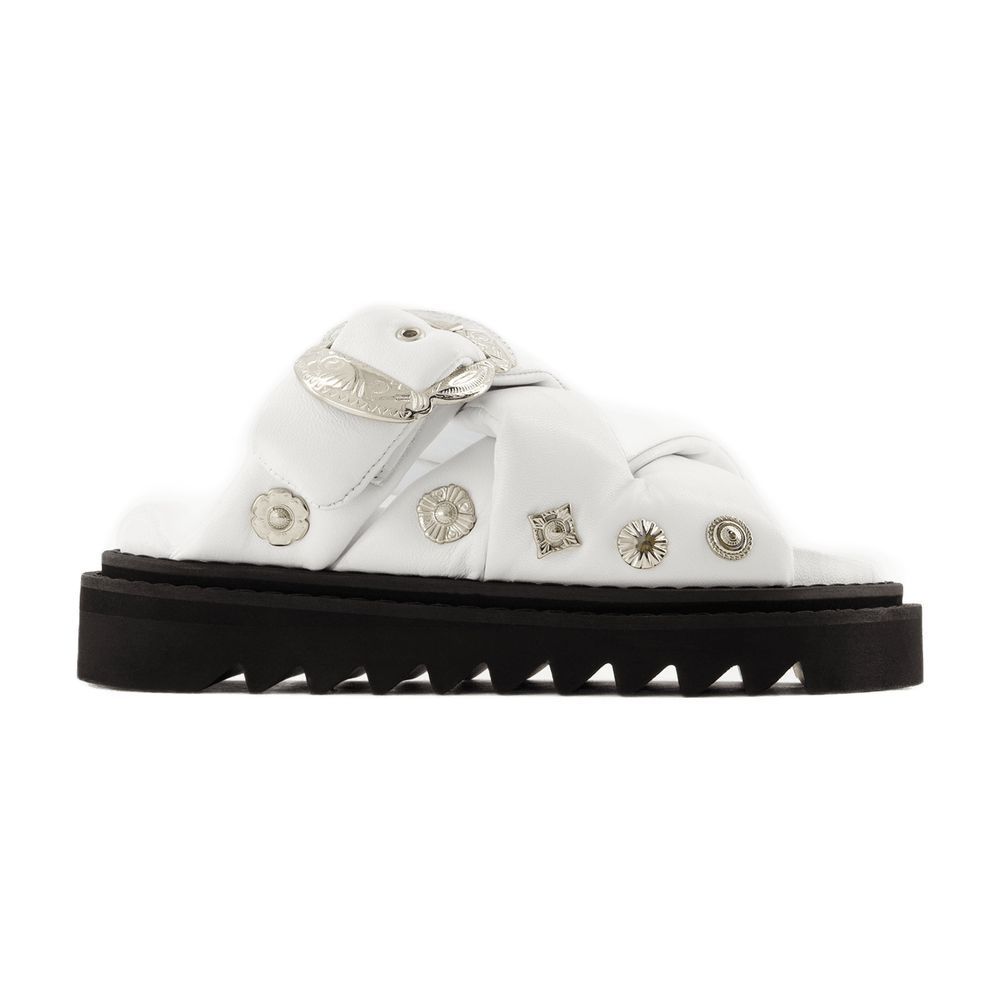 【関税込み】Aj1317 Sandals - Toga Pulla - Leather - White