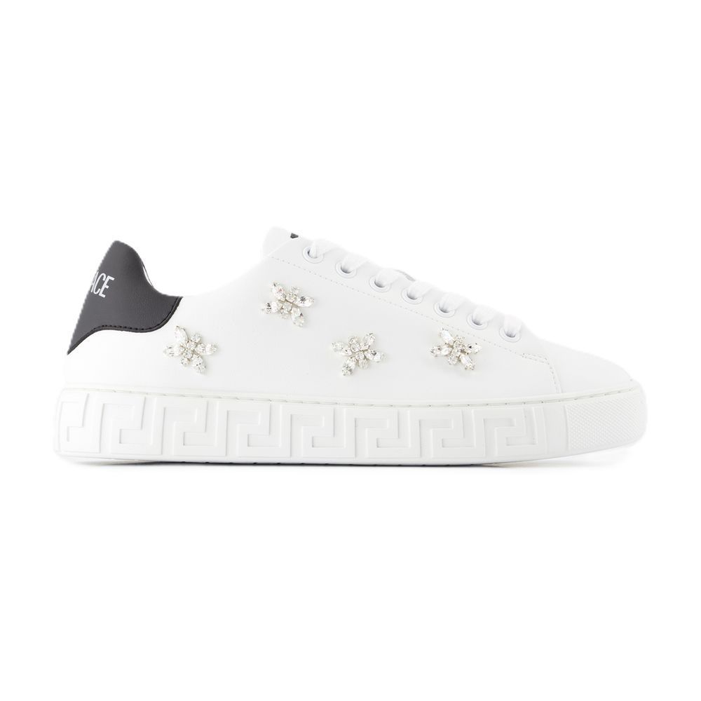 【関税込み】La Greca Sneakers - Versace - Canvas - White
