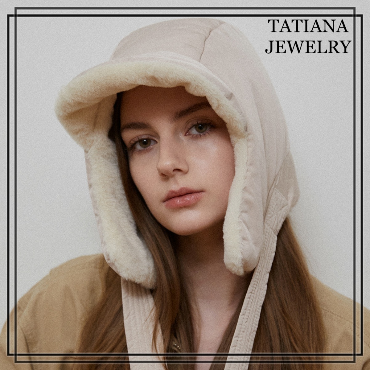 【TATIANA】Fuzzy Padding Trooper Hat 5colors 韓国発