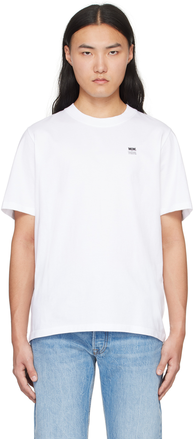 【関税込み】Wood Wood ホワイト Bobby Tシャツ