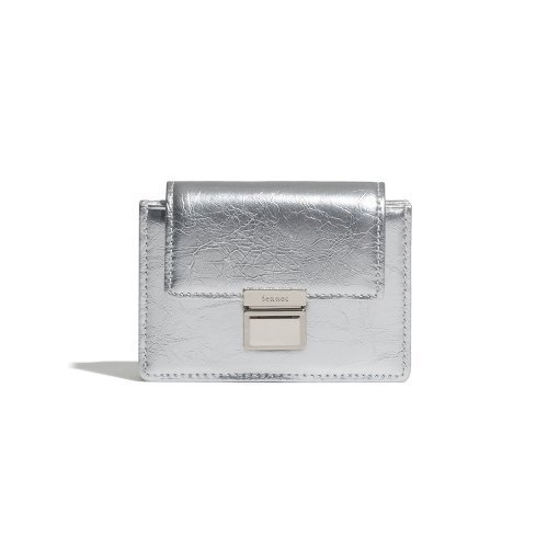 折りたたみ財布 Fennec CRINKLE PUSH ACCORDION POCKET PLUS D SILVER FM3P401S