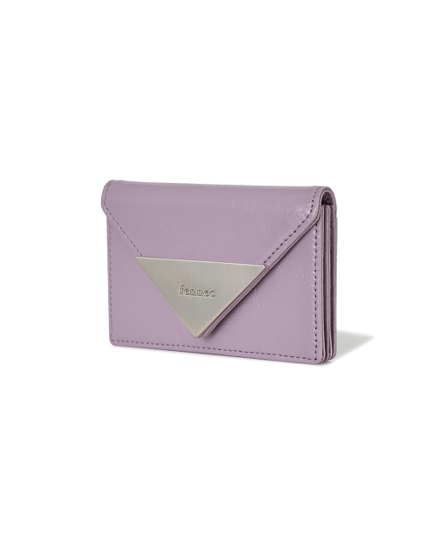 折りたたみ財布 Fennec CRINKLE TRIANGLE ACCORDION POCKET D MAUVE FM3P305MEF