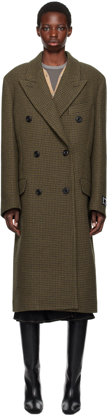 【関税込み】Acne Studios カーキ Omaha ツイード コート
