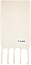 【関税込み】Jil Sander ホワイト Plain マフラー
