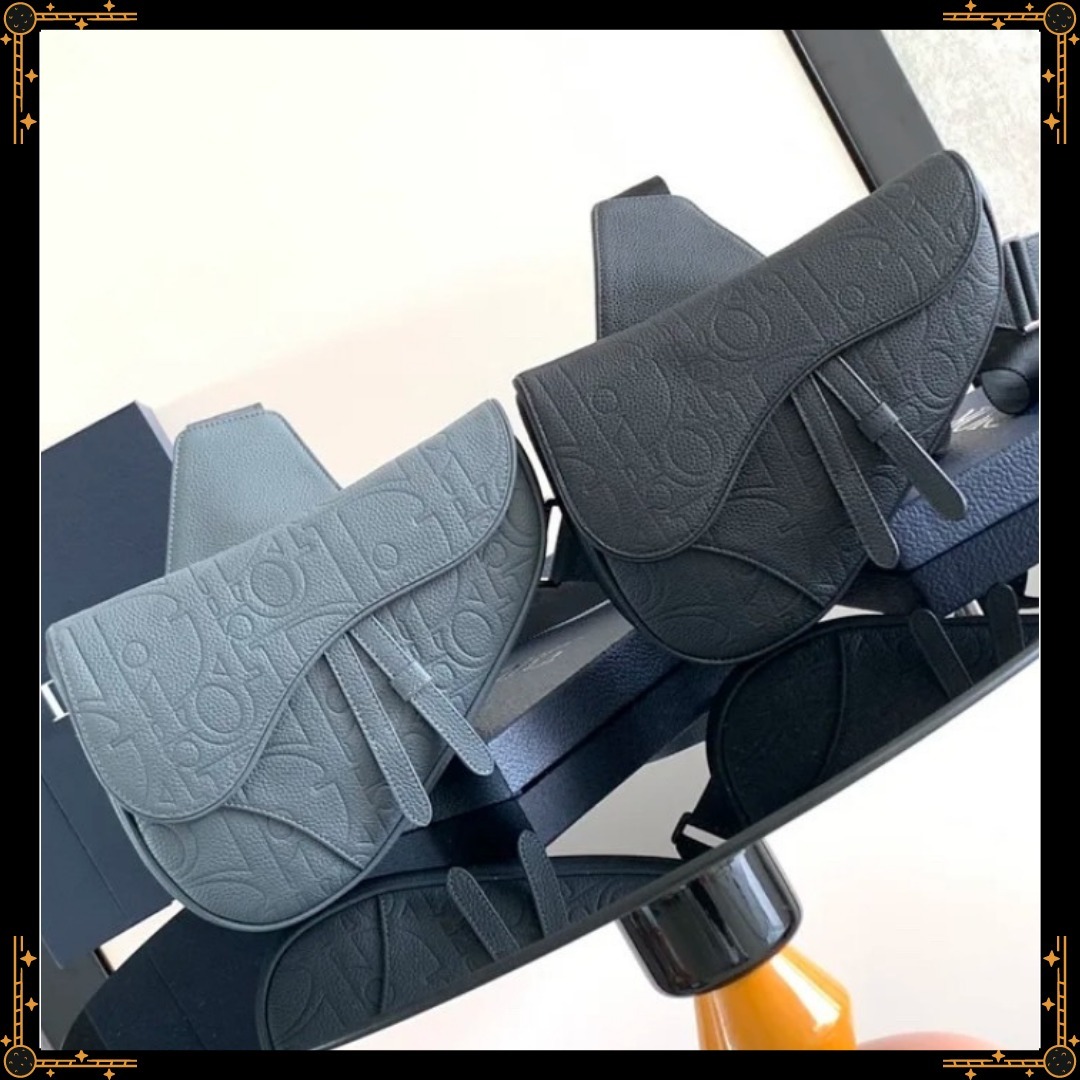 【デイリーに使える】DIOR ボディー＆ショルダー Saddle バッグ
