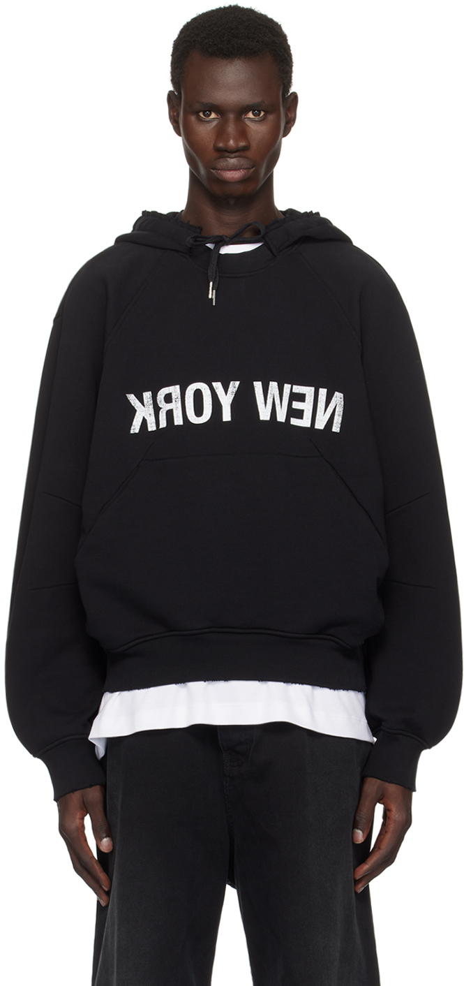【関税込み】Helmut Lang ブラック New York フーディ
