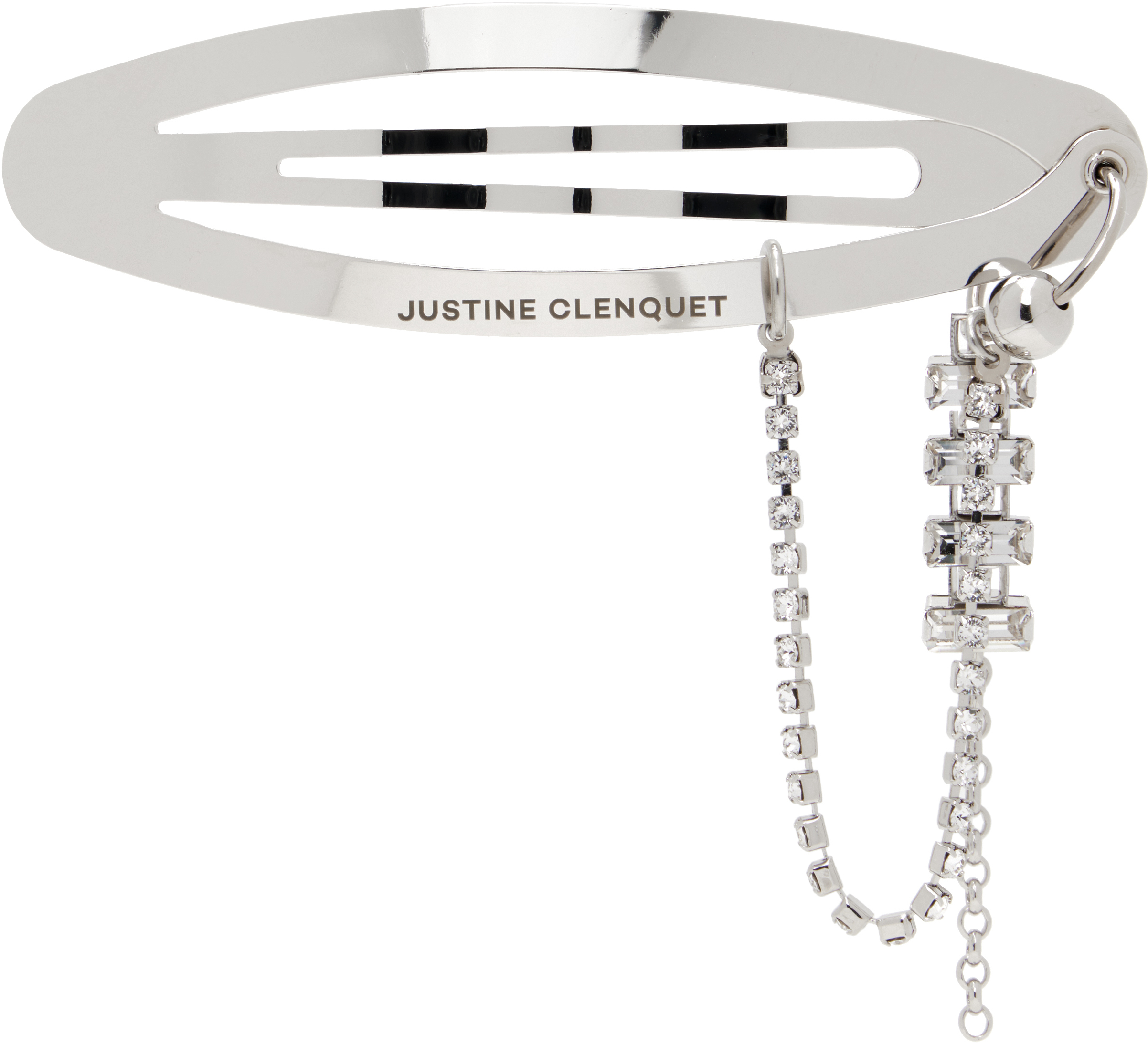 【関税込み】Justine Clenquet シルバー Chloe ヘアクリップ