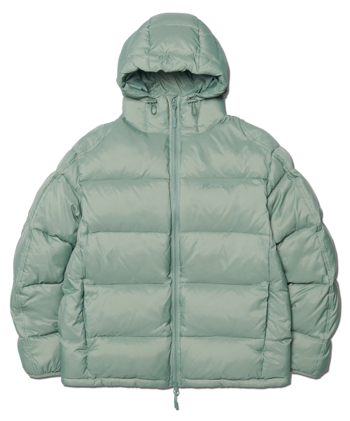 ダウンジャケット・コート NOMANUAL DIVISION HOODED DUCK DOWN SAGE GREEN NM64DW02M1DG
