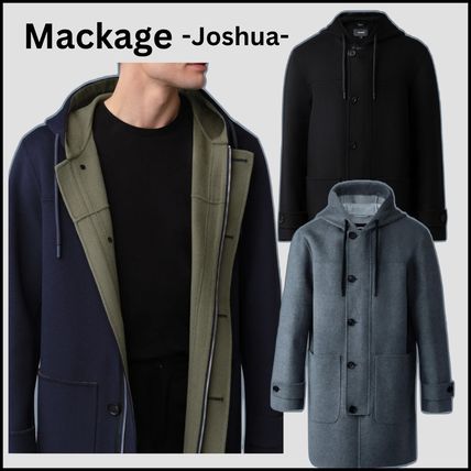 グレー（灰色）系 Mackage(マッカージュ) ダッフルコート(メンズ
