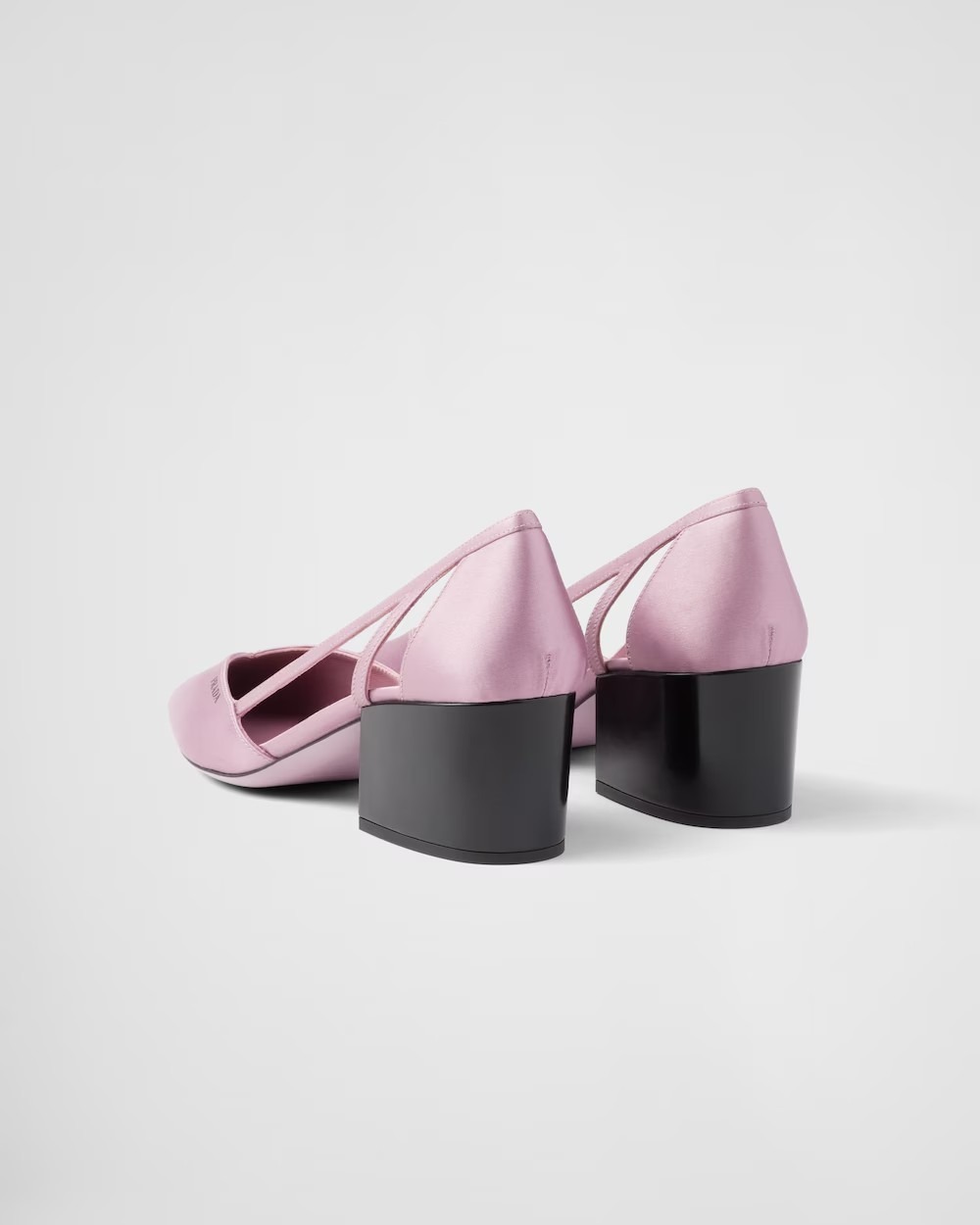 《送料無料》PRADA Satin cut-out pumps