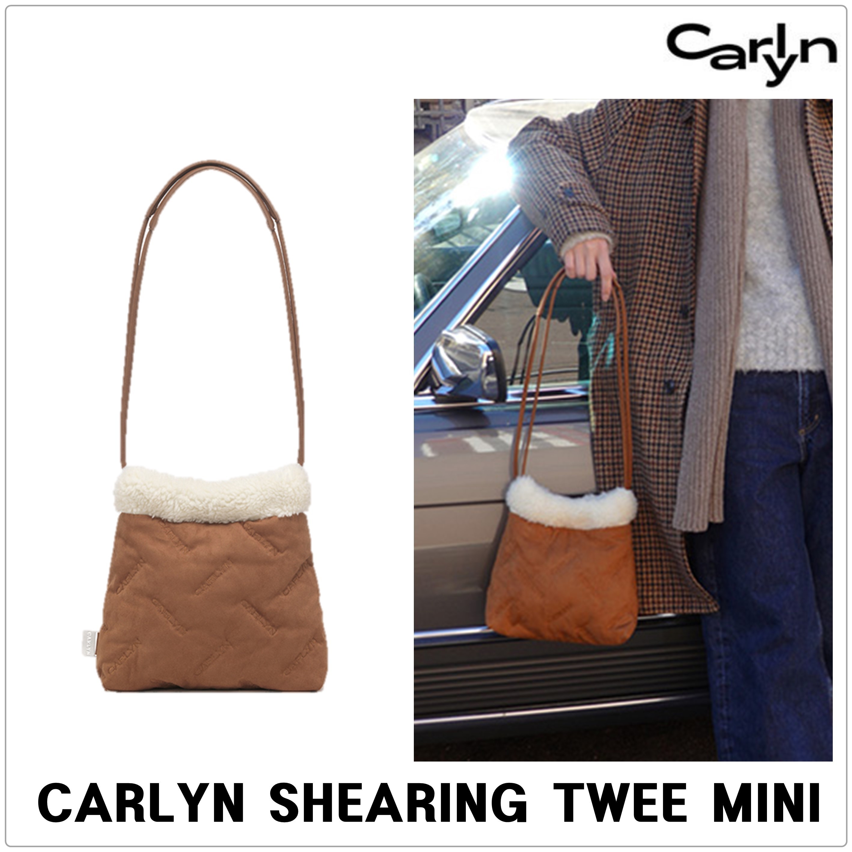 [CARLYN] SHEARING TWEE MINI★新作・24AW★韓国ファッション★