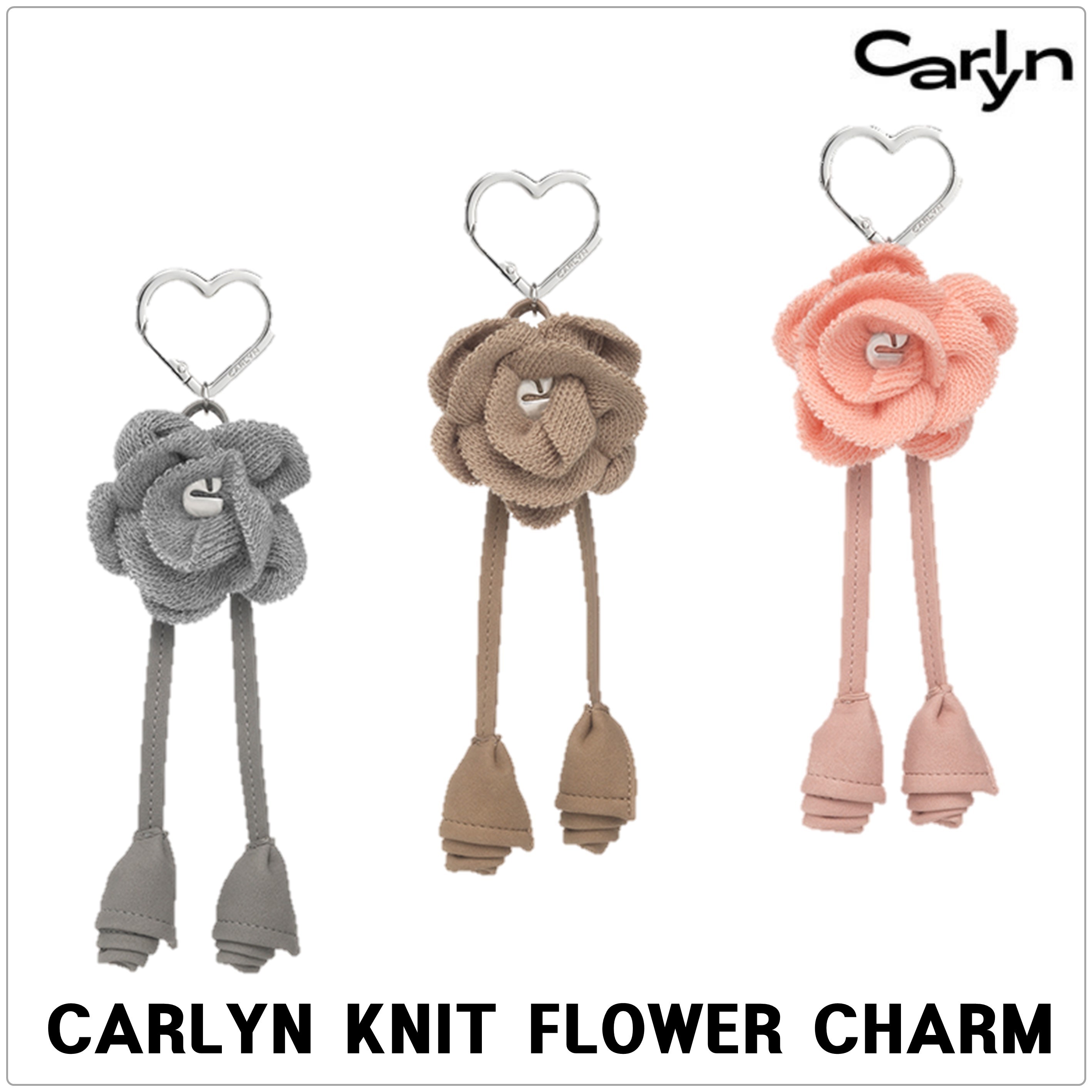 [CARLYN]KNIT FLOWER チャーム★新作・24AW★韓国ファッション★