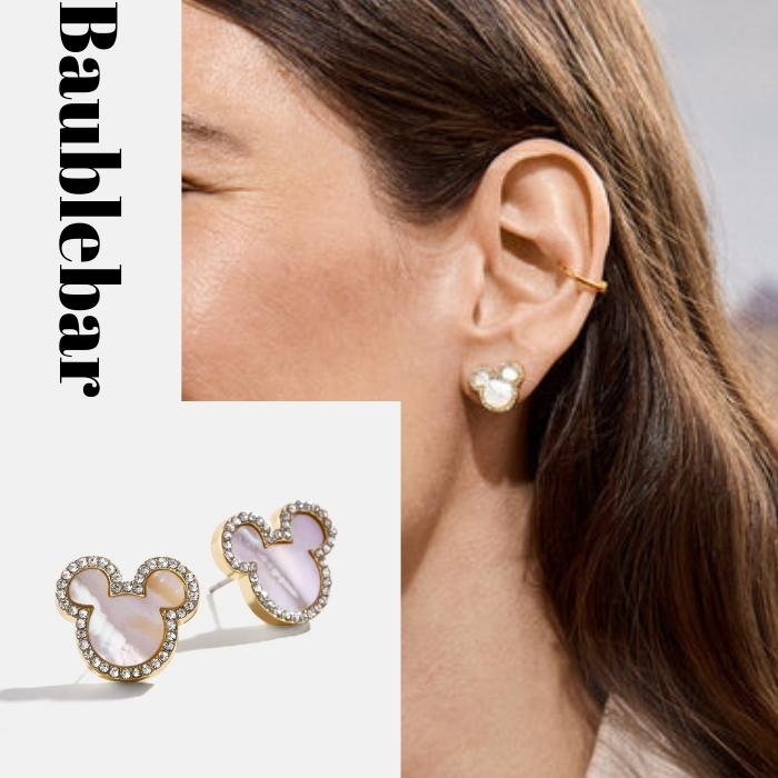 【Baublebar】★ピアス★ Mickey Mouse Pearlescent Earrings