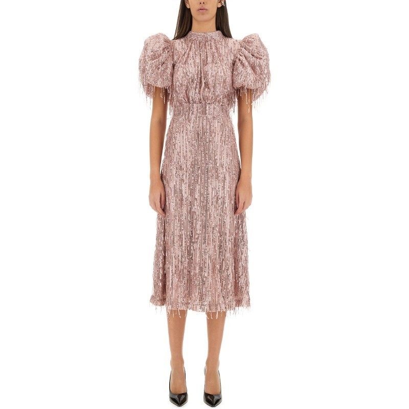 ワンピース ROTATE SS25 MINI DRESS WITH BANGS (1140421922 BCR9071922)